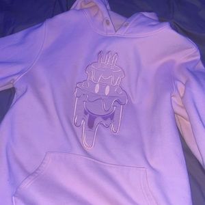 wedding cake pink hoodie